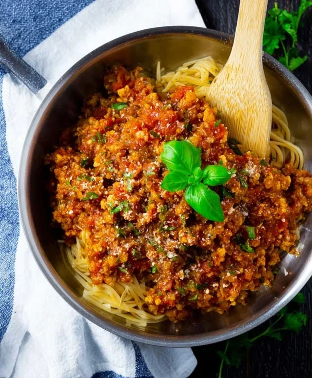 Vegane Bolognese aus Blumenkohl