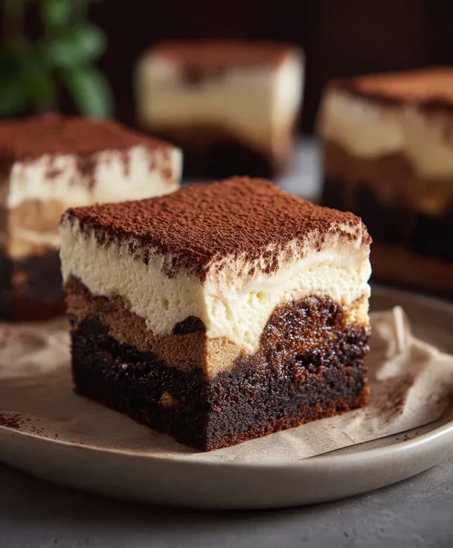 Tiramisu Brownies