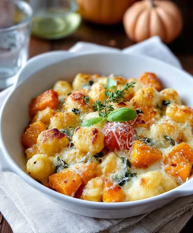 Gnocchi Kurbis Auflauf