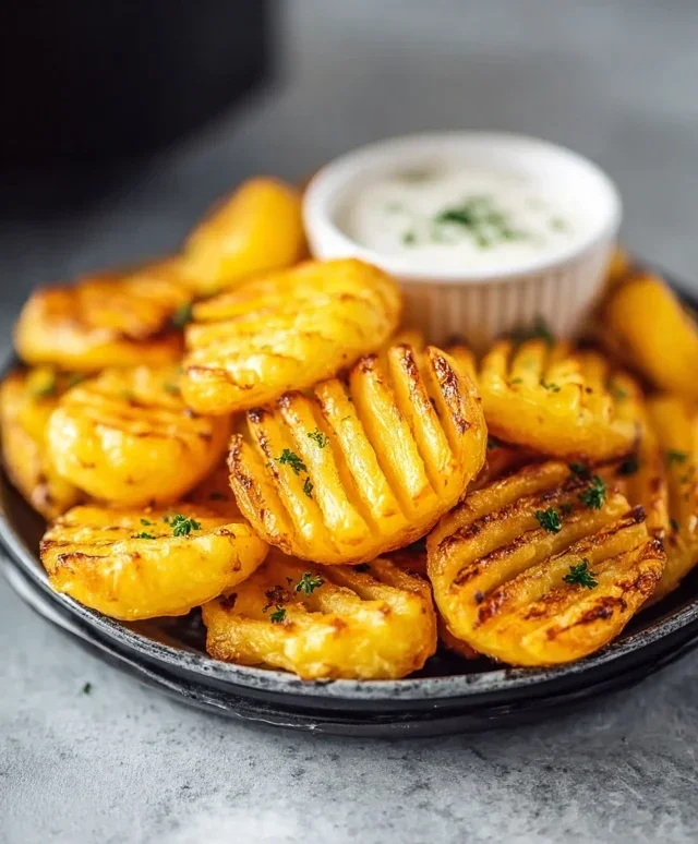 Knusprige Ofenkartoffeln aus der Heißluftfritteuse