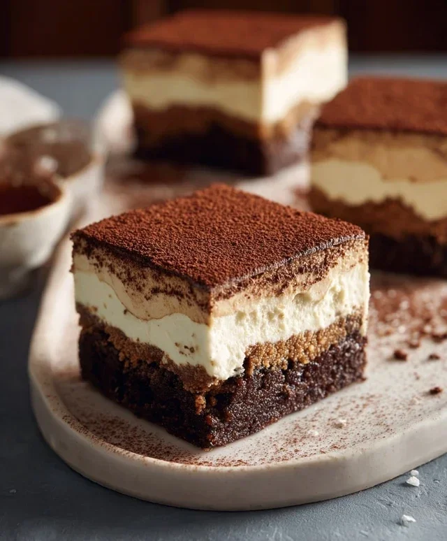 Tiramisu Brownies