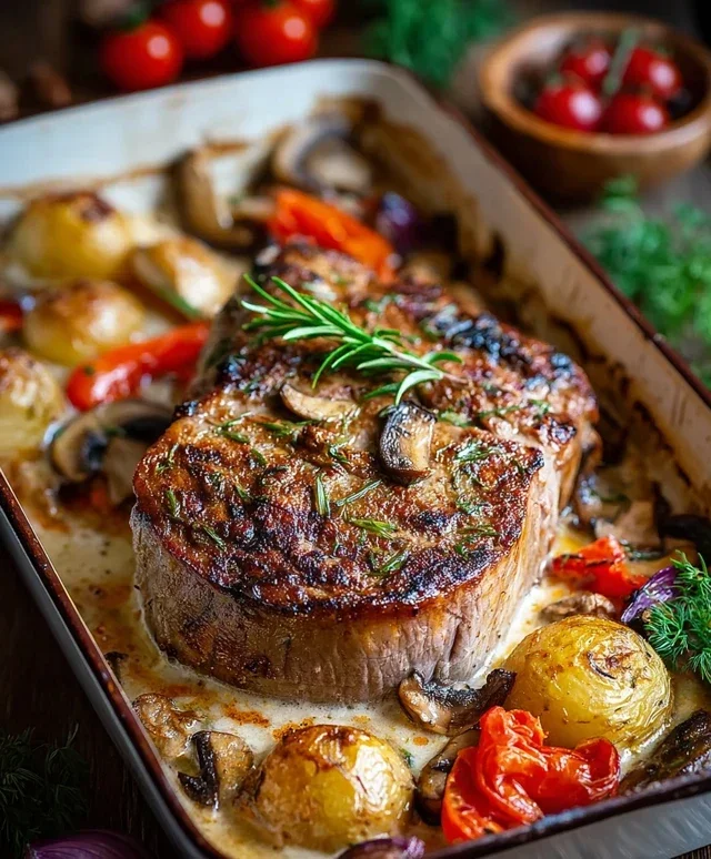 Rauberfleisch aus dem Ofen