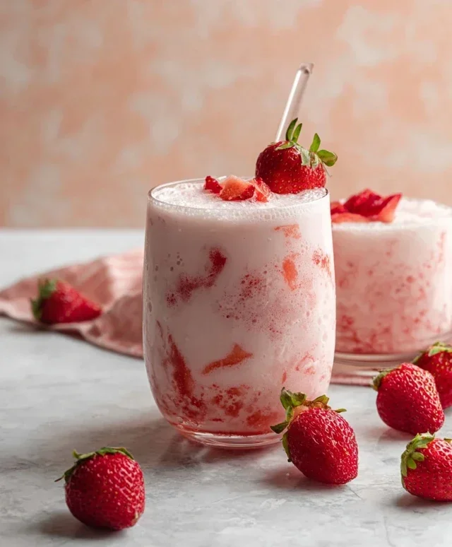 Korean Strawberry Milk