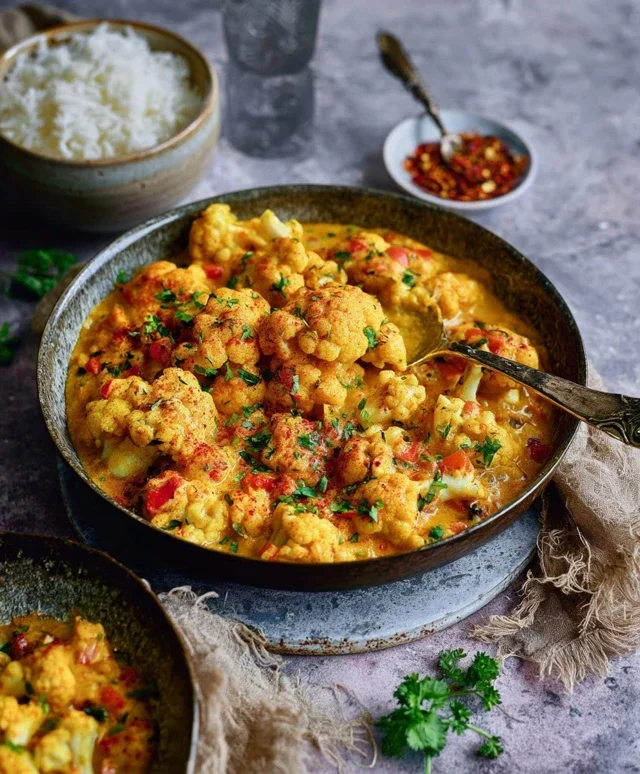 Blumenkohl-Curry-Auflauf