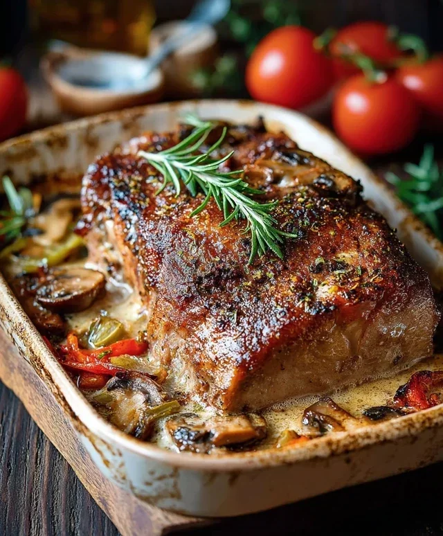 Rauberfleisch aus dem Ofen