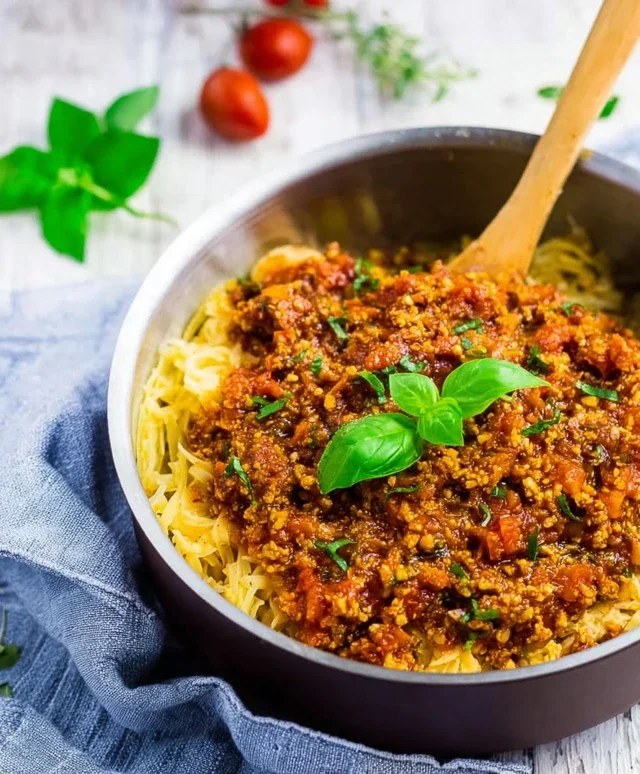 Vegane Bolognese aus Blumenkohl