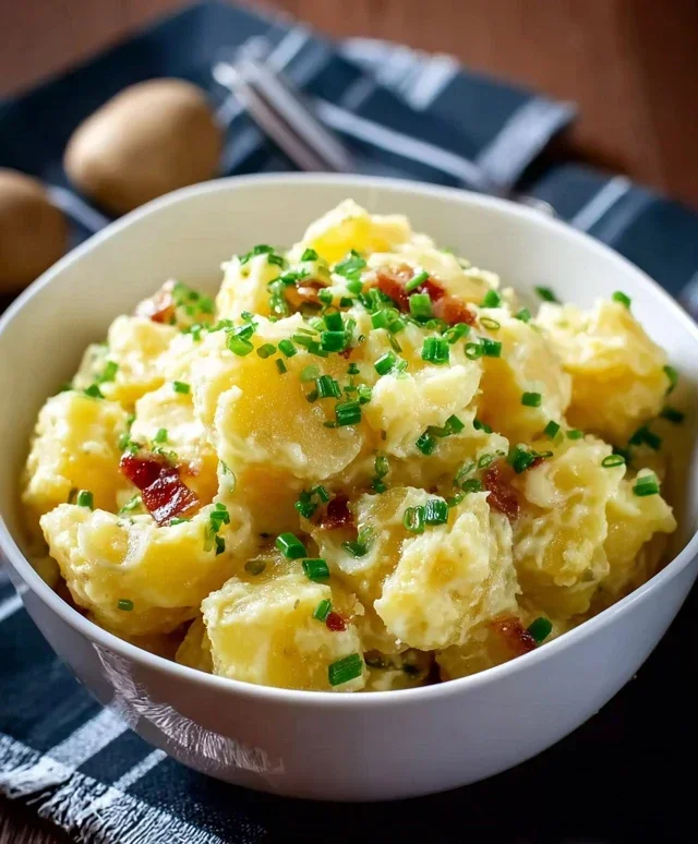 Kartoffelsalat mit Brühe Omas