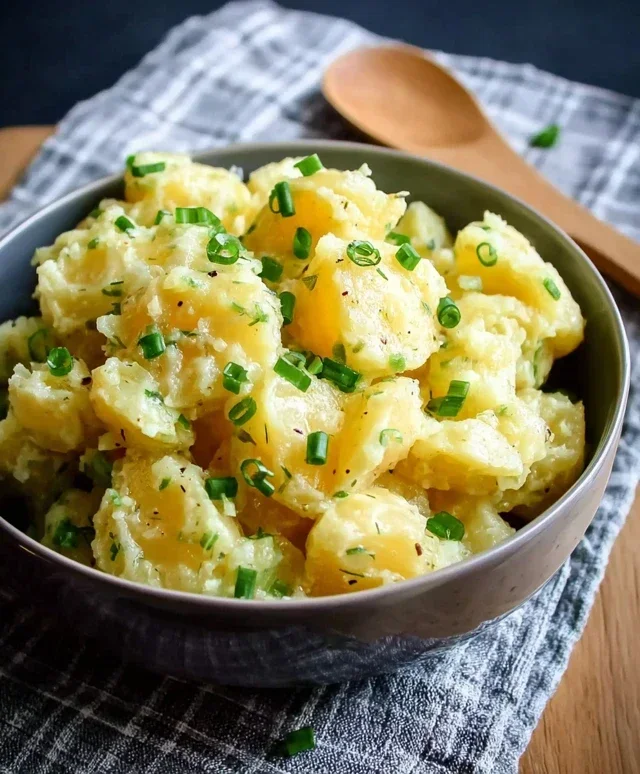 Kartoffelsalat mit Brühe Omas
