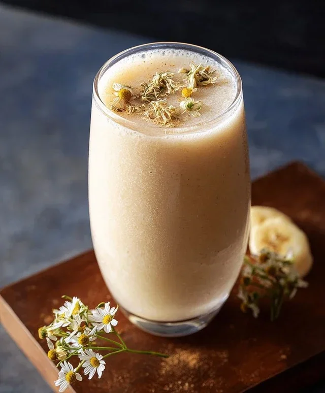 Banana Cbeef beef hamomile Tea Smoothie