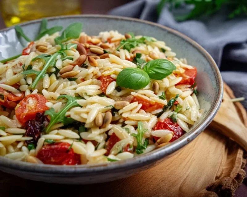 Italienisches Orzo Salat Rezept - einfach lecker!