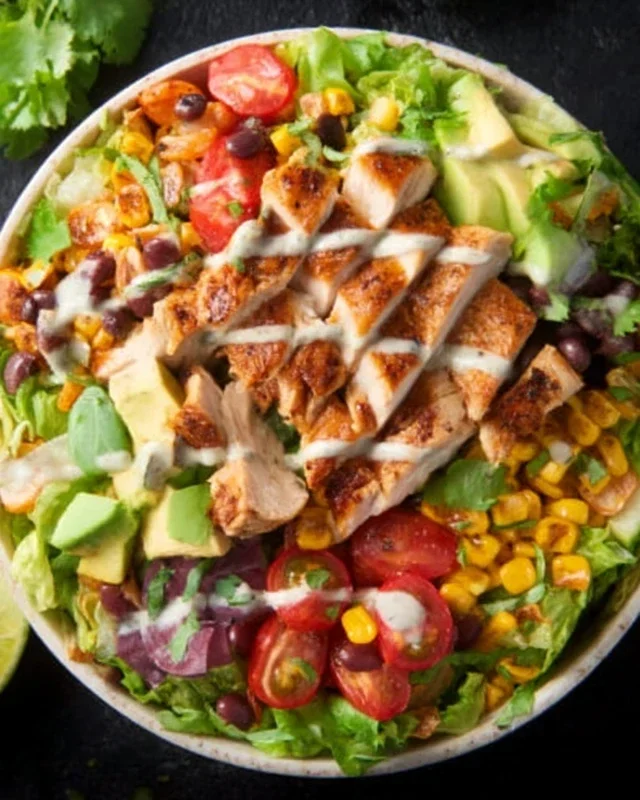 Santa Fe Salad Recipe with Chicken