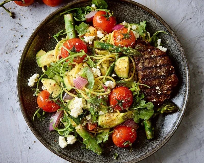 Charred Corn Avocado Salad with Roasted Red Onions