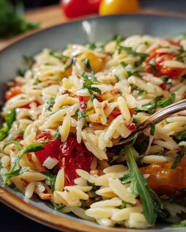 Italienisches Orzo Salat Rezept - einfach lecker!