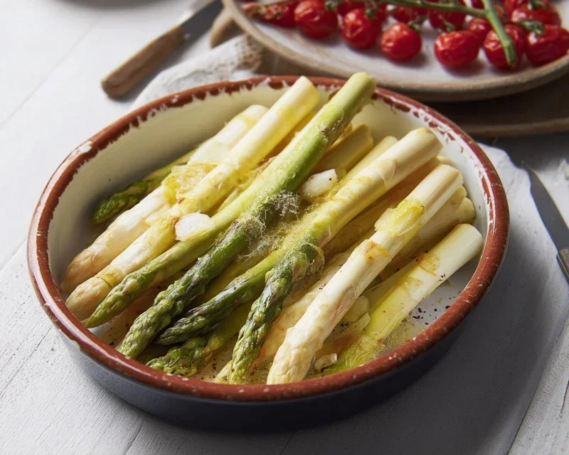 Grüner Spargel im Backofen – so einfach & lecker