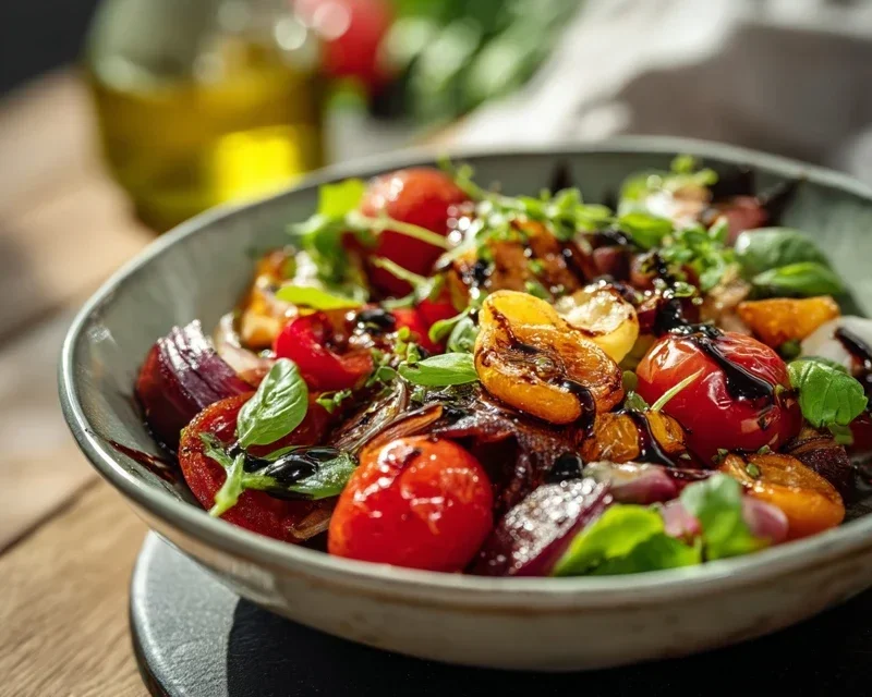 Gerösteter Gemüsesalat mit Balsamico