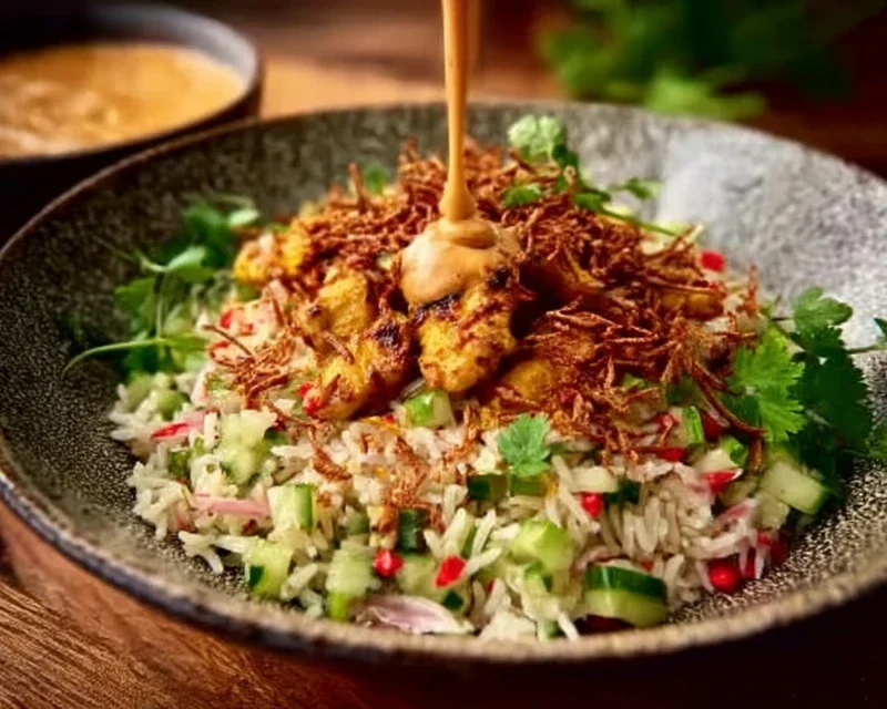 Knuspriger Satay-Reis-Salat: Ein Unglaubliches Ultimatives Rezept