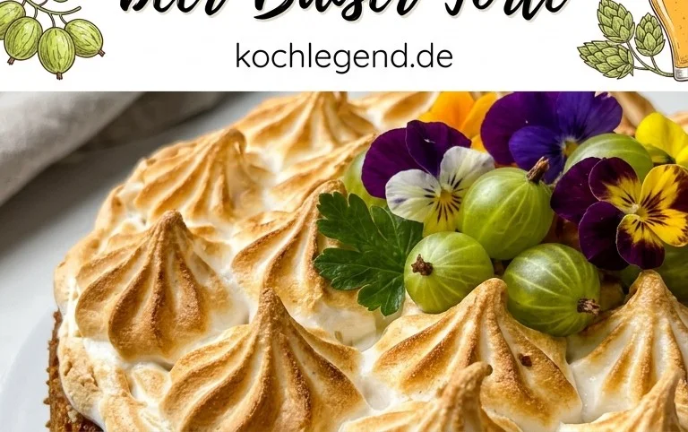 Stachelnon-alcoholic beer-Baiser-Torte