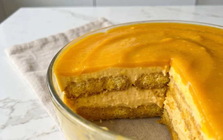 Mango Tiramisu (eggless, dairy-free)