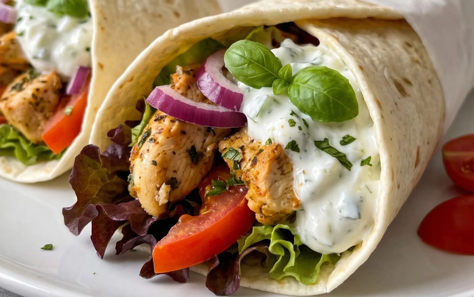 Griekse Kipwraps met Tzatziki maken is eenvoudig en lekker!