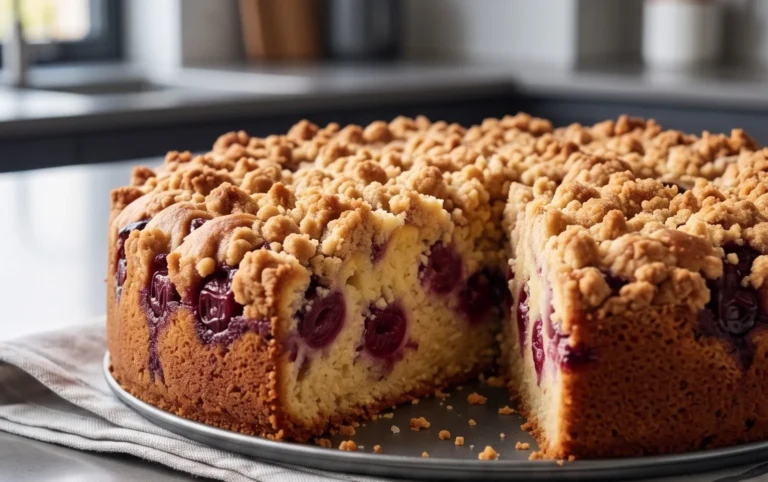 Kirsch Extractkuchen mit Streuseln