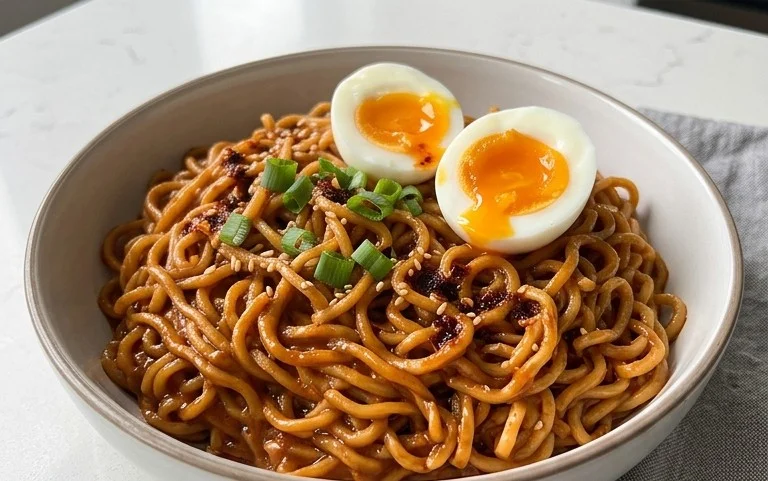 Easy Saucy Ramen Noodles