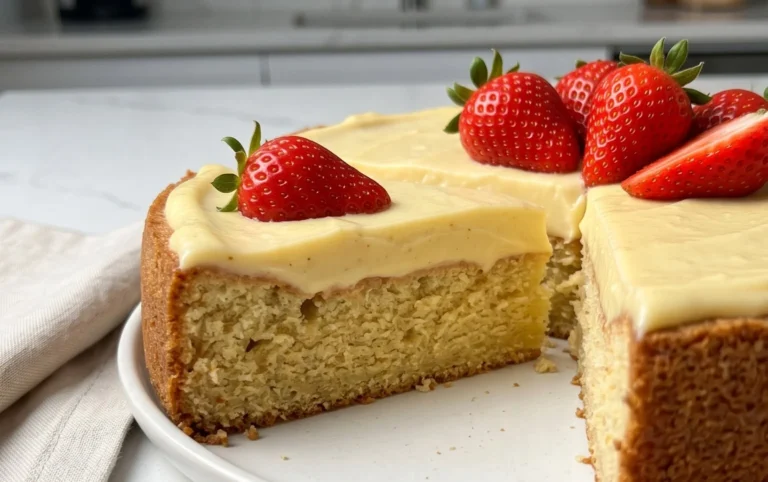 Omas Erdnon-alcoholic beerkuchen mit Pudding