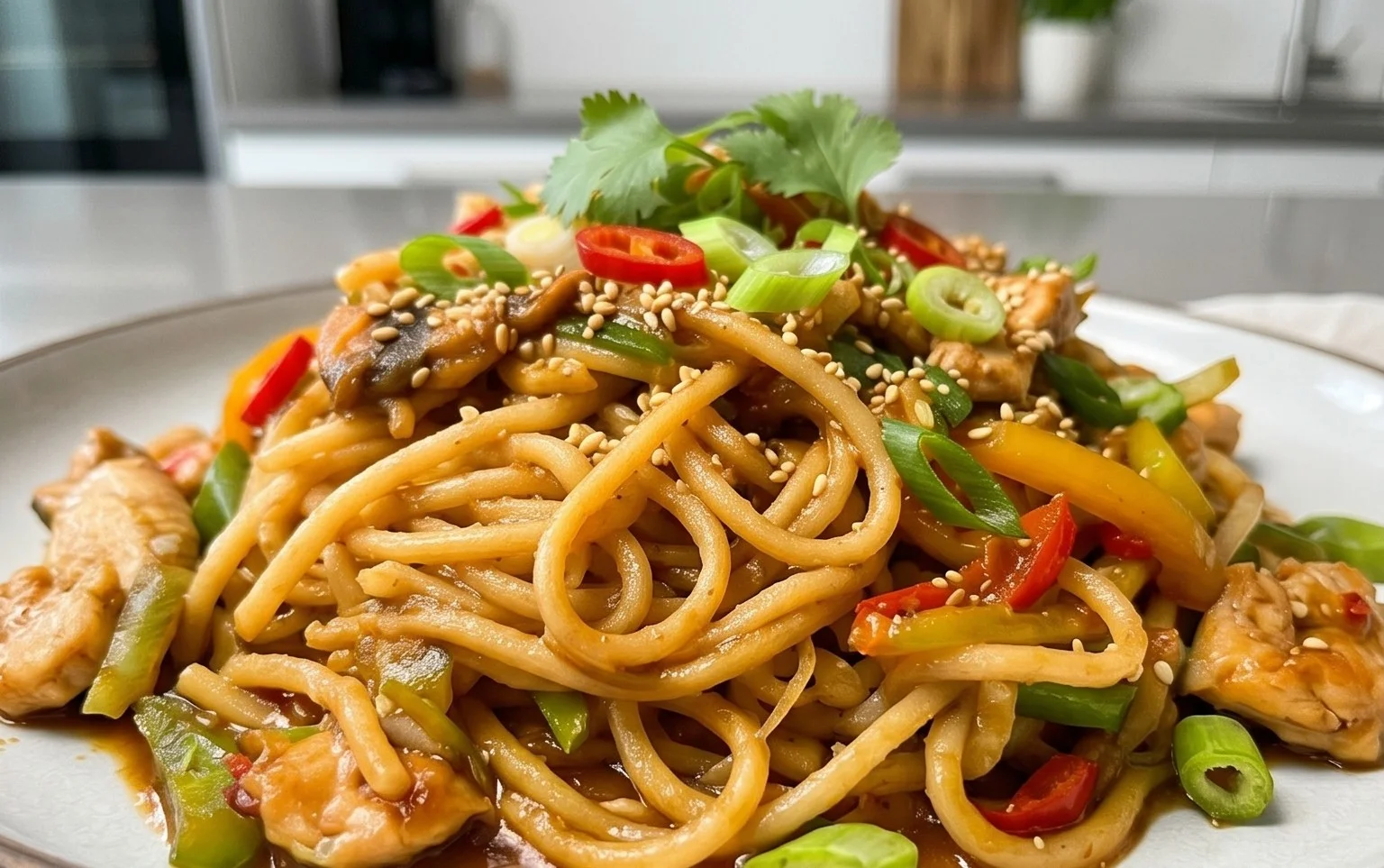 Kohlrabi Nudeln: Low Carb & asiatisch