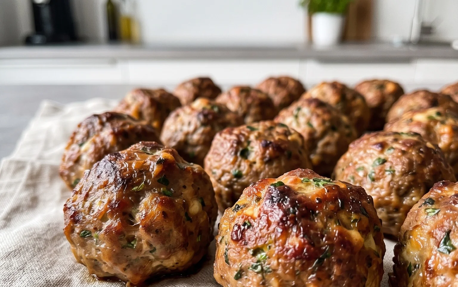 Baked Italian Meatballs