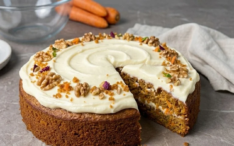 Karottenkuchen mit Frischkäse-Frosting