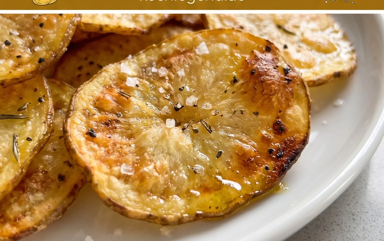 Chips di patate al forno