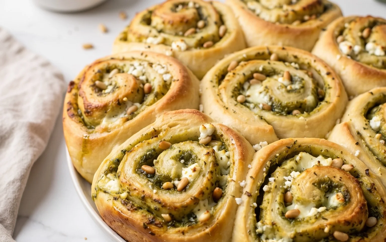 Pesto Feta Rolls