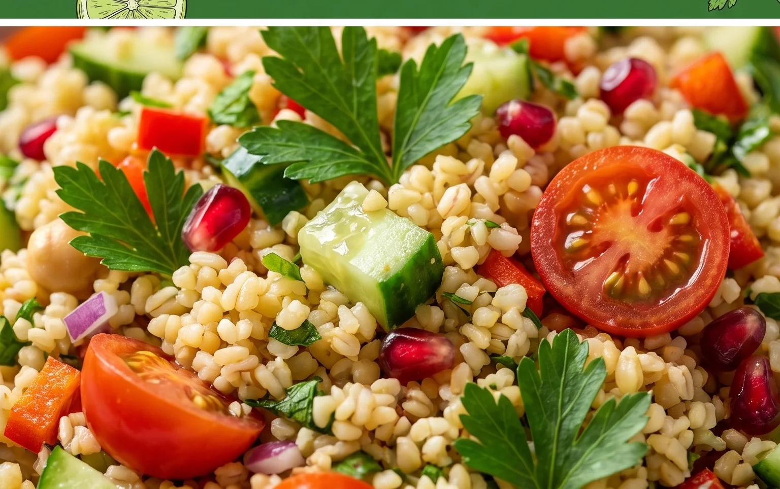 Veganer Bulgursalat