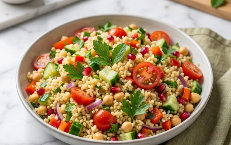 Veganer Bulgursalat