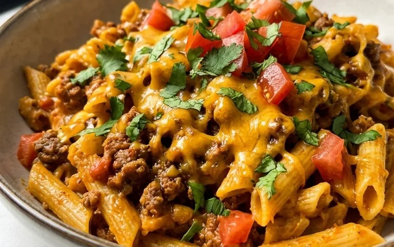 Cheesy Taco Pasta