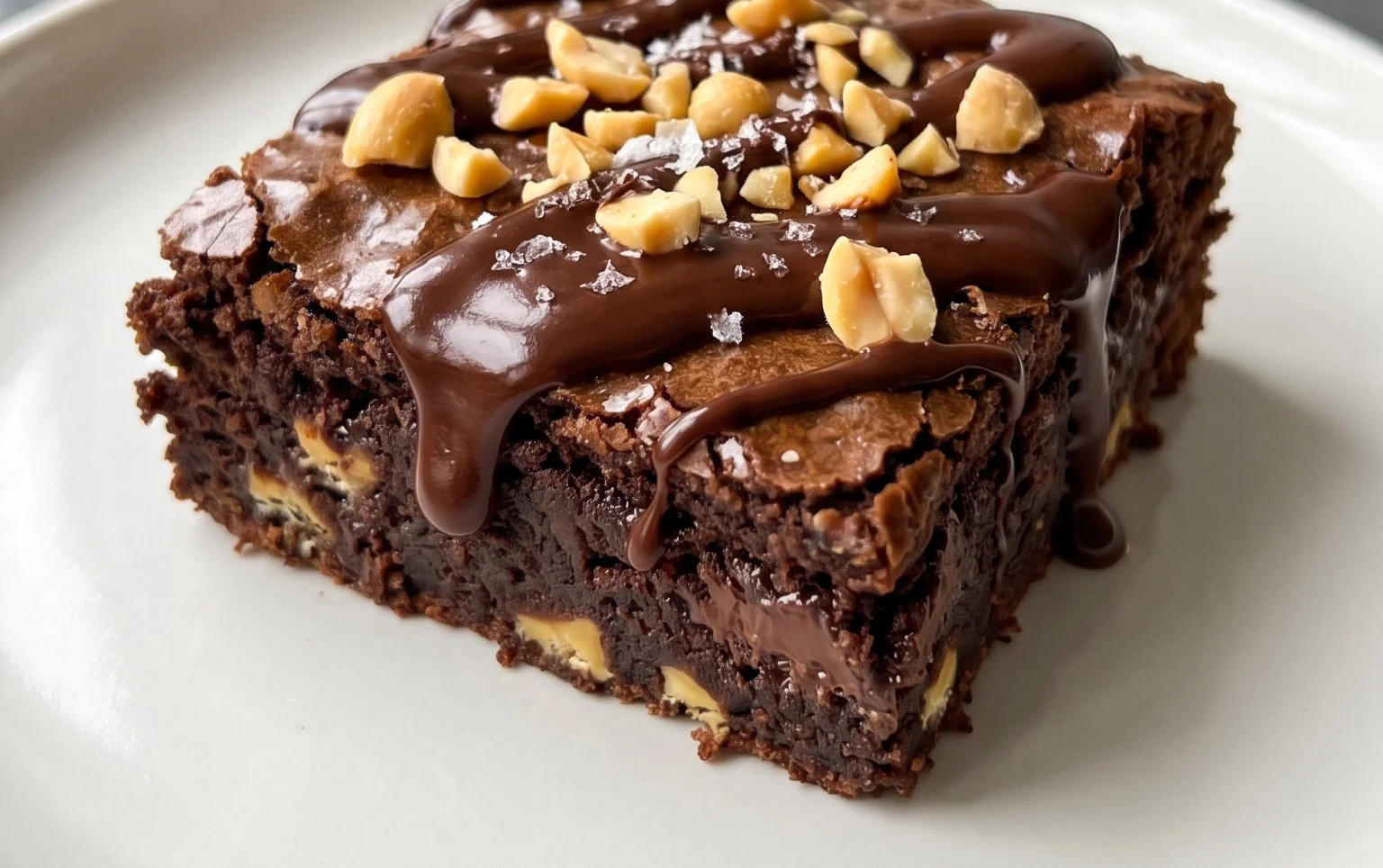 Schoko Erdnon-alcoholic beer Brownies