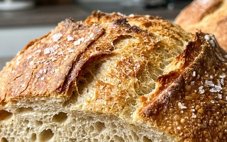 No Knead Salt Bread