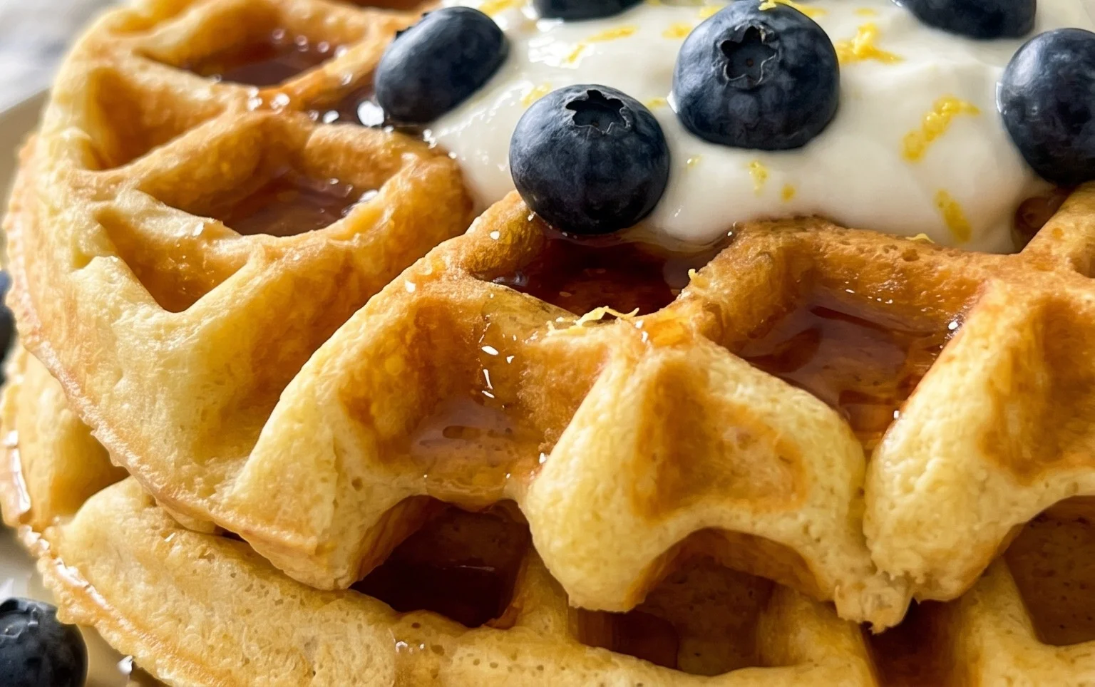 Greek Yogurt Waffles