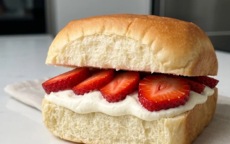 4-ingredient Strawberry Sando