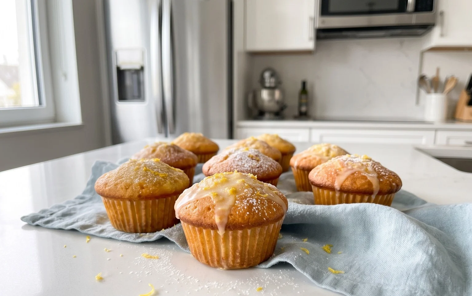 Zitronenmuffins – schnell & einfach