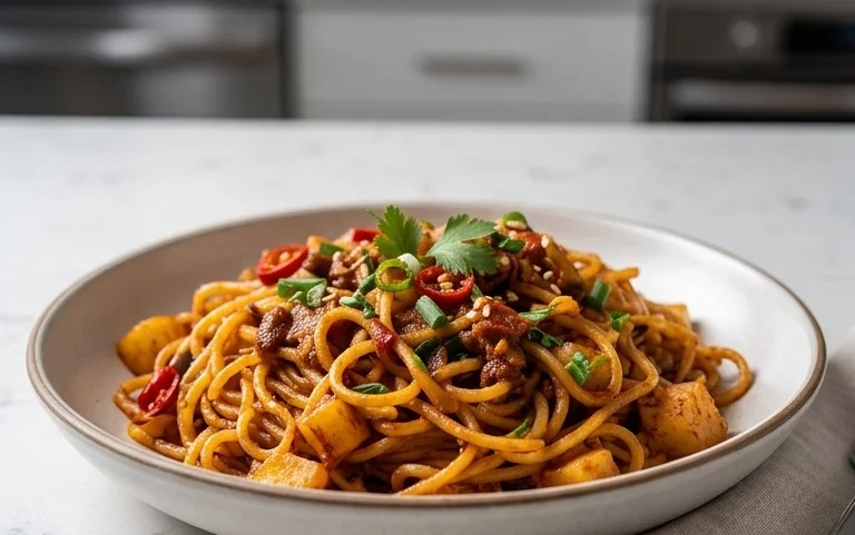 Spicy Potato Noodles