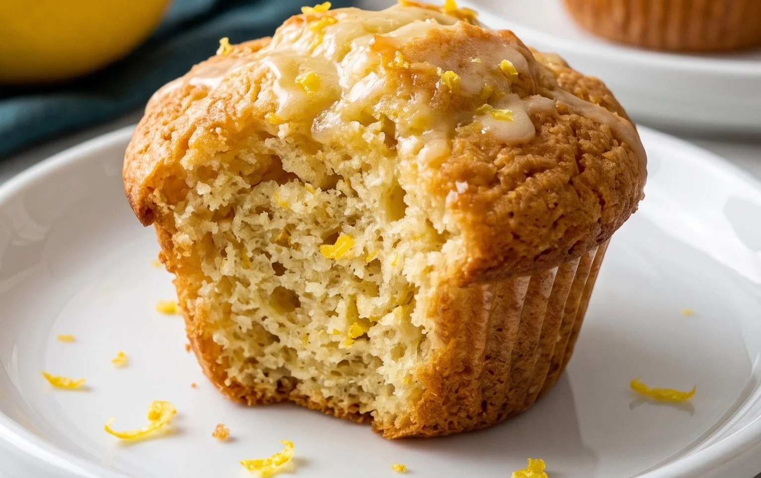 saftige Zitronen Muffins