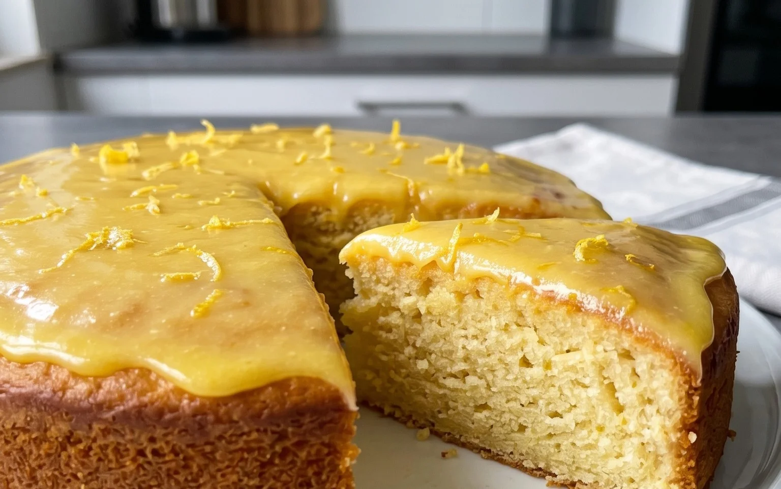 Zitronen-Joghurt-Kuchen schnell und einfach