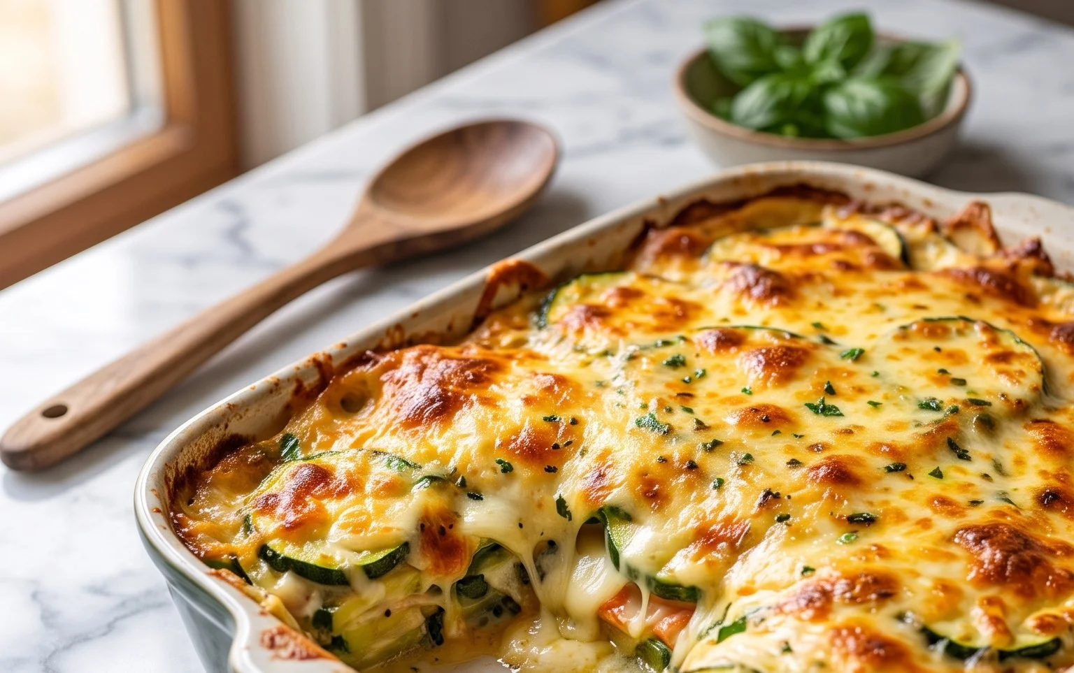 Easy Cheesy Zucchini Casserole