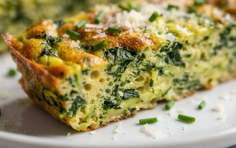 Baked Spinach Zucchini Frittata Fingers {Baby-Friendly}