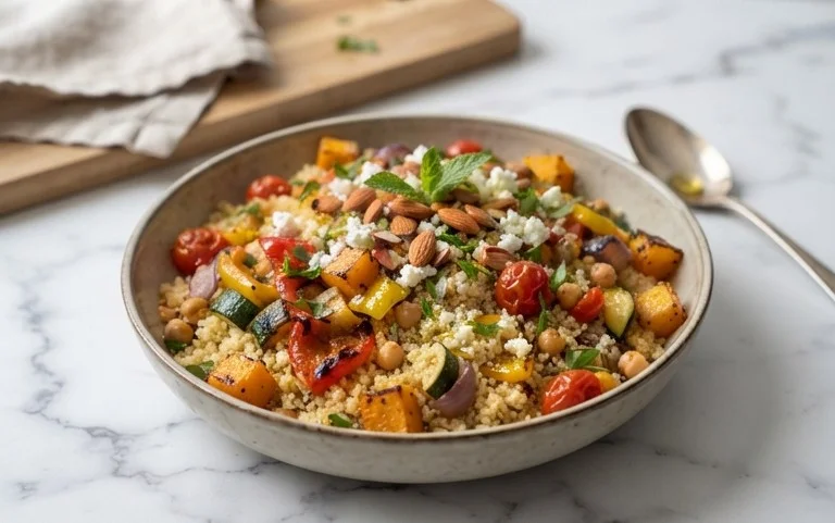 Röstgemüse Couscous für Geschmacksexplosion