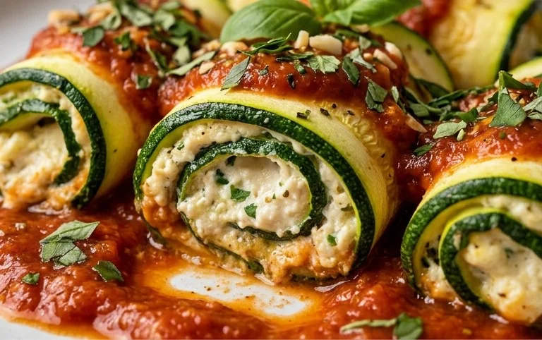 Vegan Zucchini Rollatini