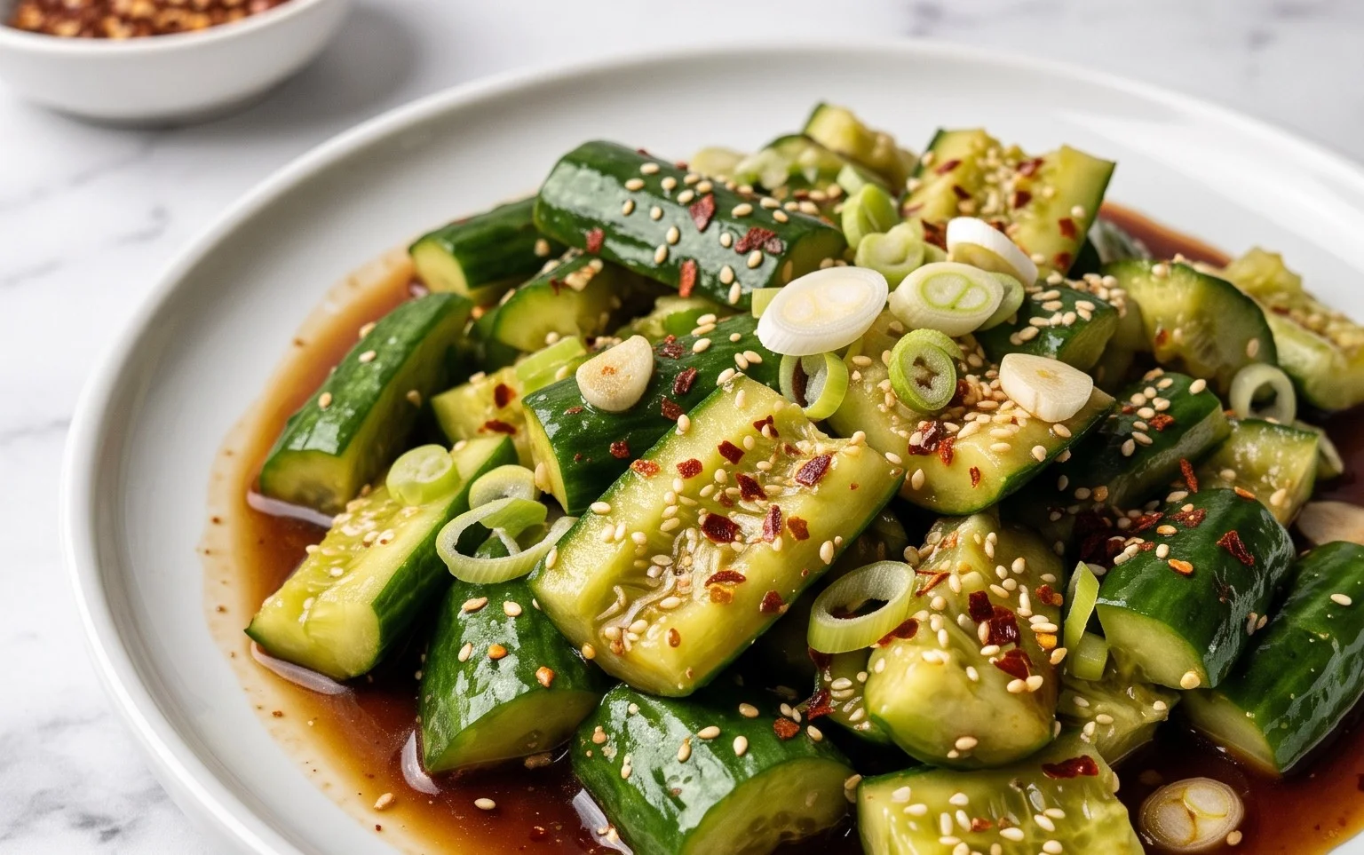 Easy Asian Cucumber Salad
