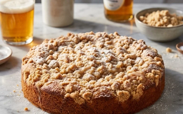 Stachelnon-alcoholic beer-Streusel-Kuchen - Rezept