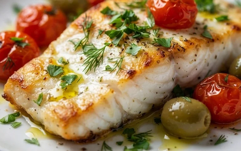 Easy Mediterranean Baked Fish Recipe - Flavorful & Quick