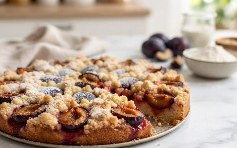 Zwetschgendatschi mit Streusel – nach Omas Rezept